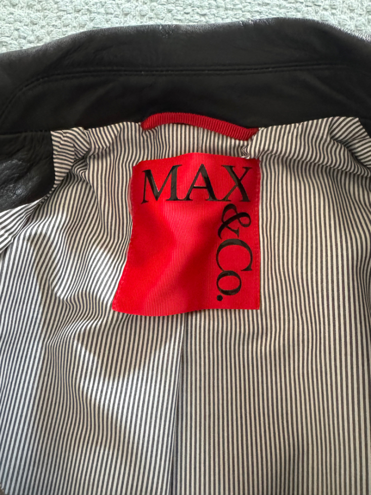 Max&Co. Lederjacke im Used-Look