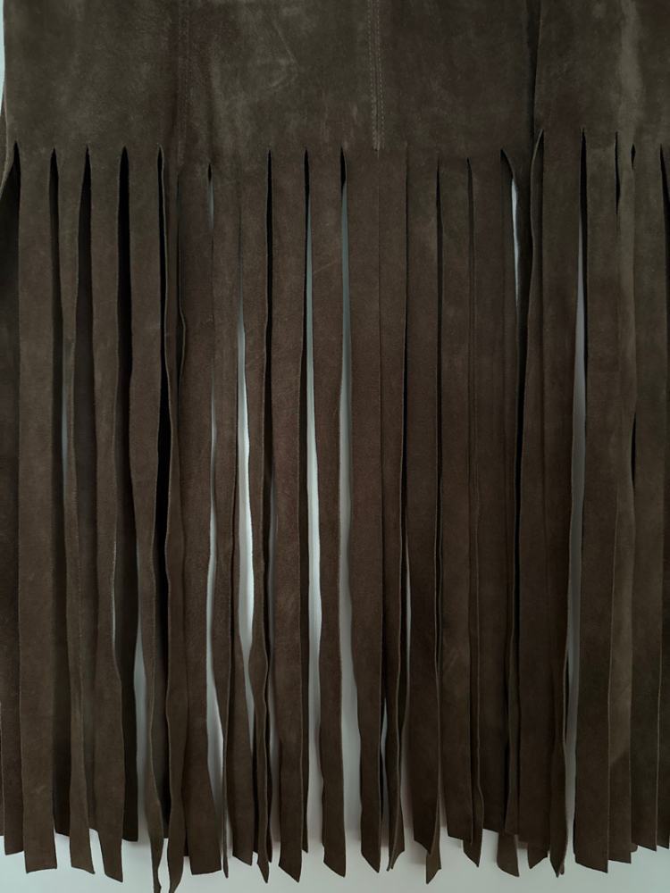 Rena Lange Franges en daim