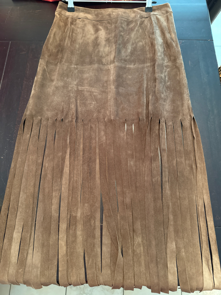 Rena Lange Franges en daim