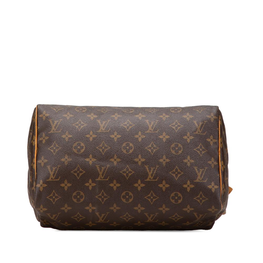 Louis Vuitton B Louis Vuitton Brown Monogram Canvas Canvas Monogram Speedy 30 France