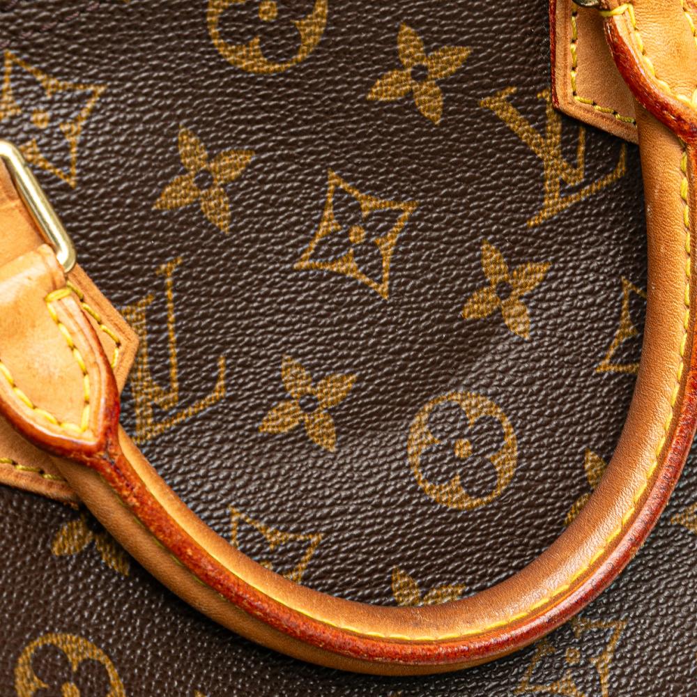 Louis Vuitton B Louis Vuitton Brown Monogram Canvas Canvas Monogram Speedy 30 France