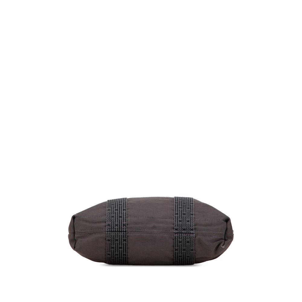 Hermès B Hermès Gray Canvas Fabric Herline Cabas France