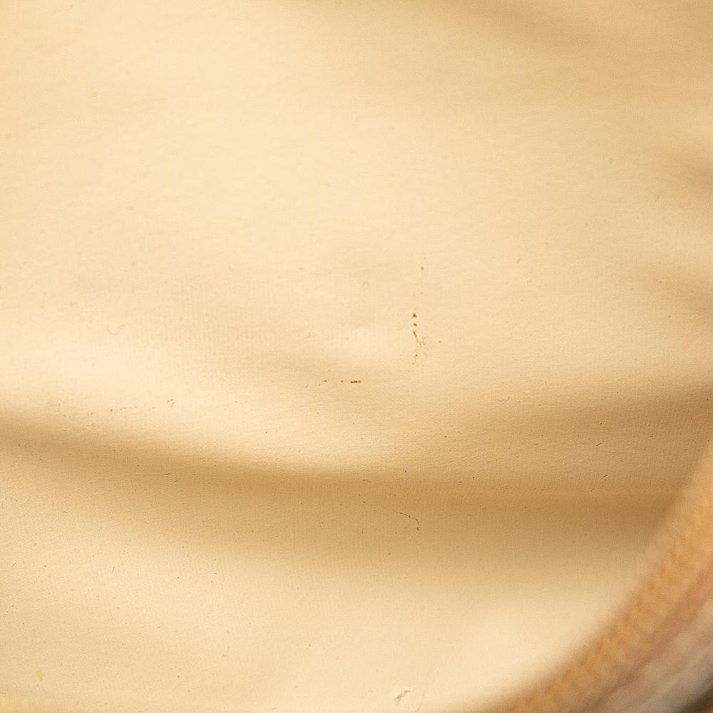 Christian Dior B Dior Black with Brown Coated Canvas Fabric Honeycomb Clutch France