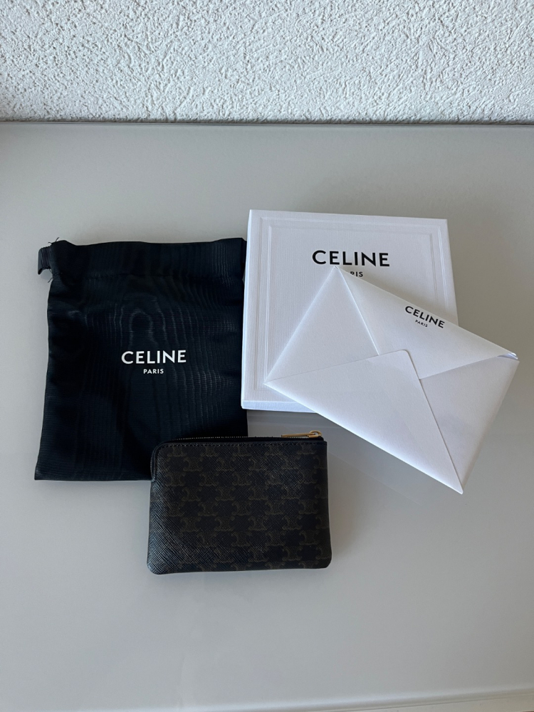 Celine Pochette toile triomphe