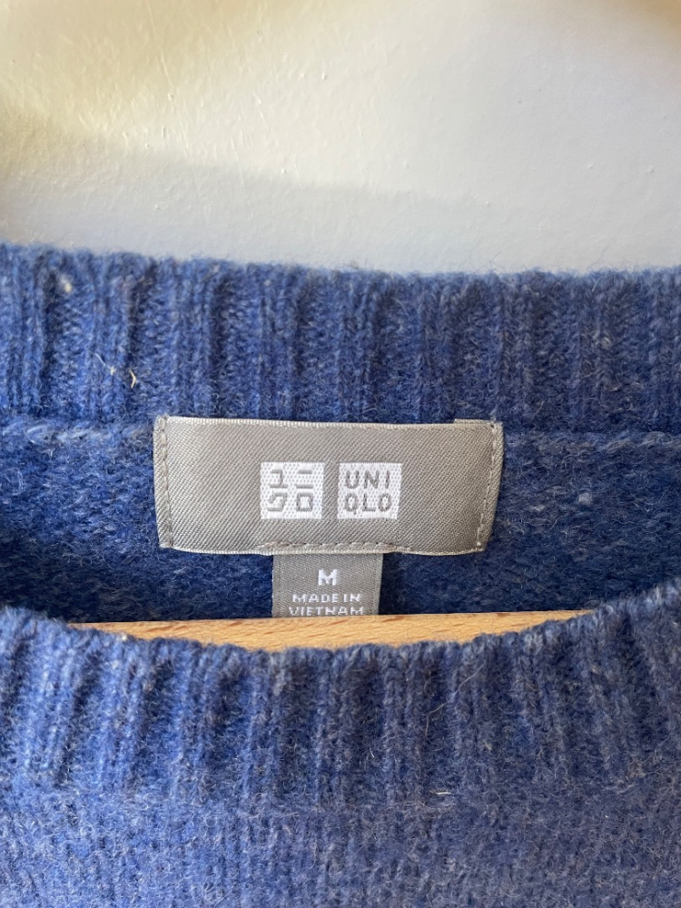 Uniqlo Blauer Pullover