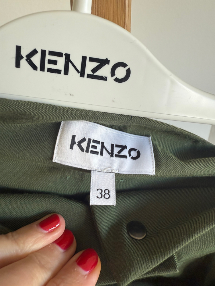 Kenzo Hochgeknöpfter Rock mit hoher Taille