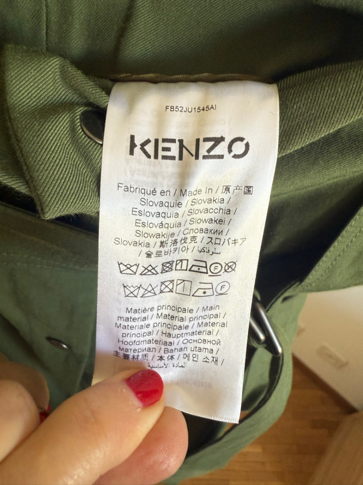 Kenzo Hochgeknöpfter Rock mit hoher Taille