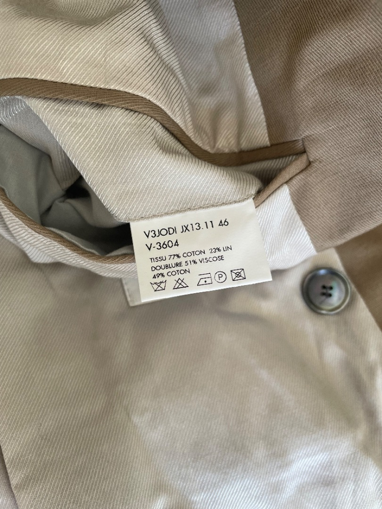 De Fursac Costume beige De Fursac, Pantalons Raccourcis