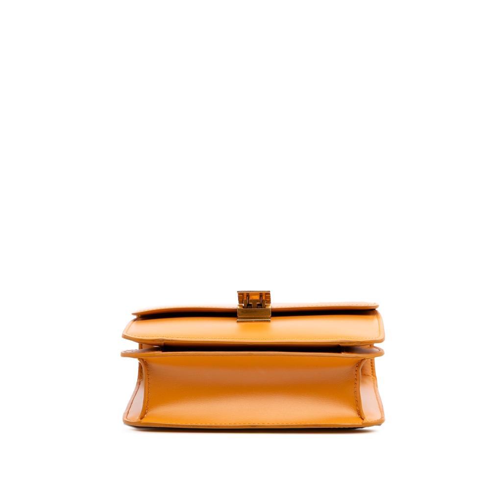 Celine B Celine Orange Light Orange Calf Leather Teen skin Classic Box Italy