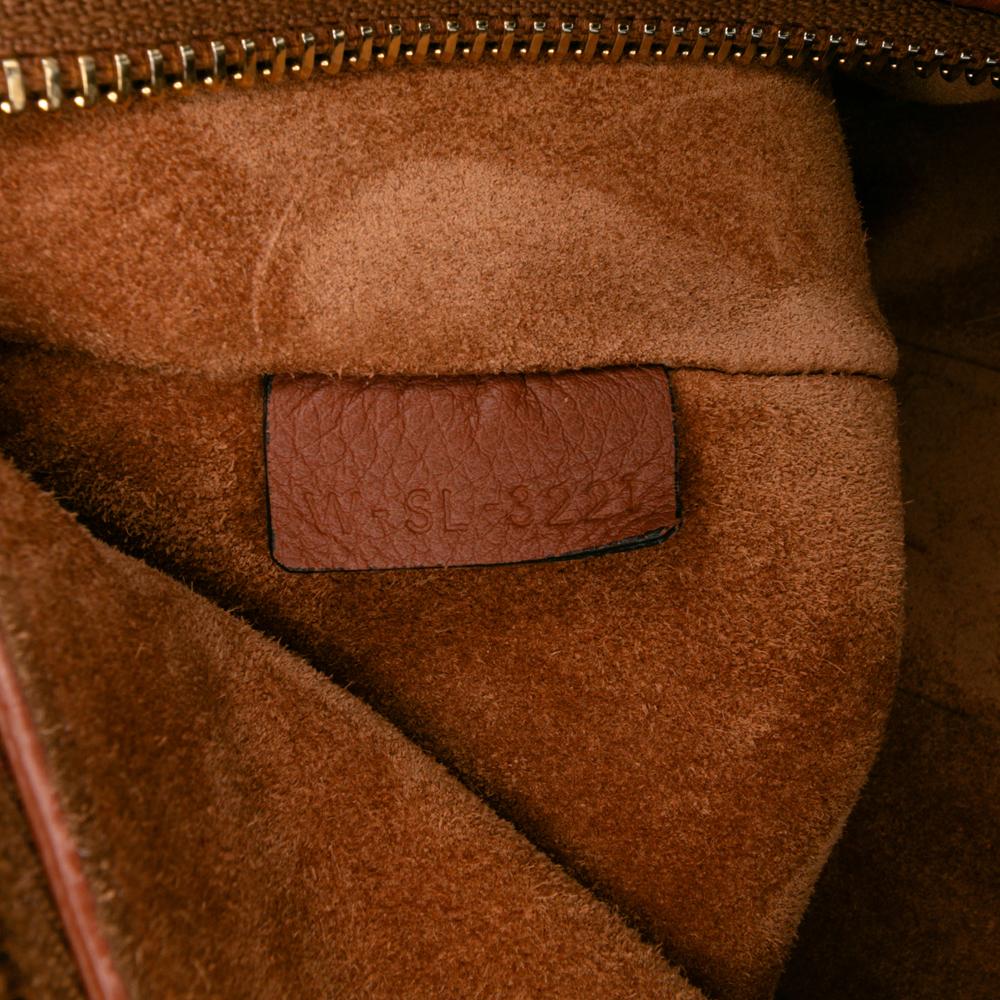 Celine B Celine Brown Calf Leather Medium Supple skin Romy Shoulder Bag Italy