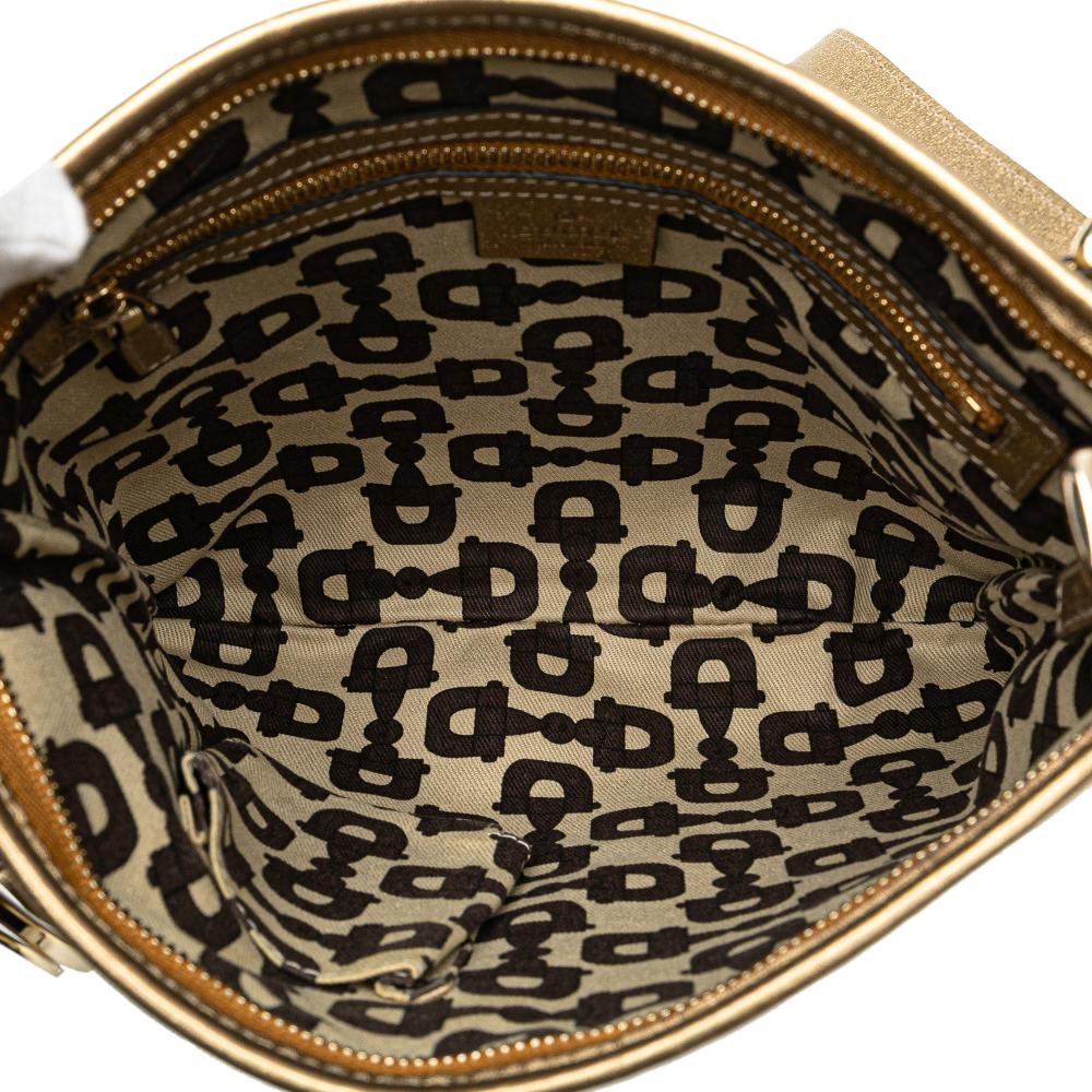 Gucci B Gucci Brown Beige Canvas Fabric GG Jolicoeur Crossbody Italy