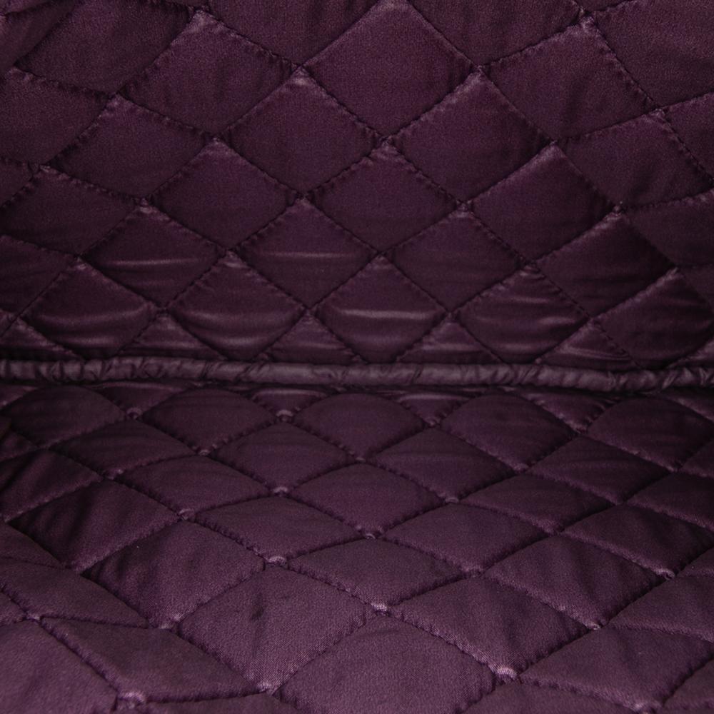 Chanel B Chanel Purple Lambskin Leather Leather Medium Quilted Lambskin Boy O Case Clutch Italy