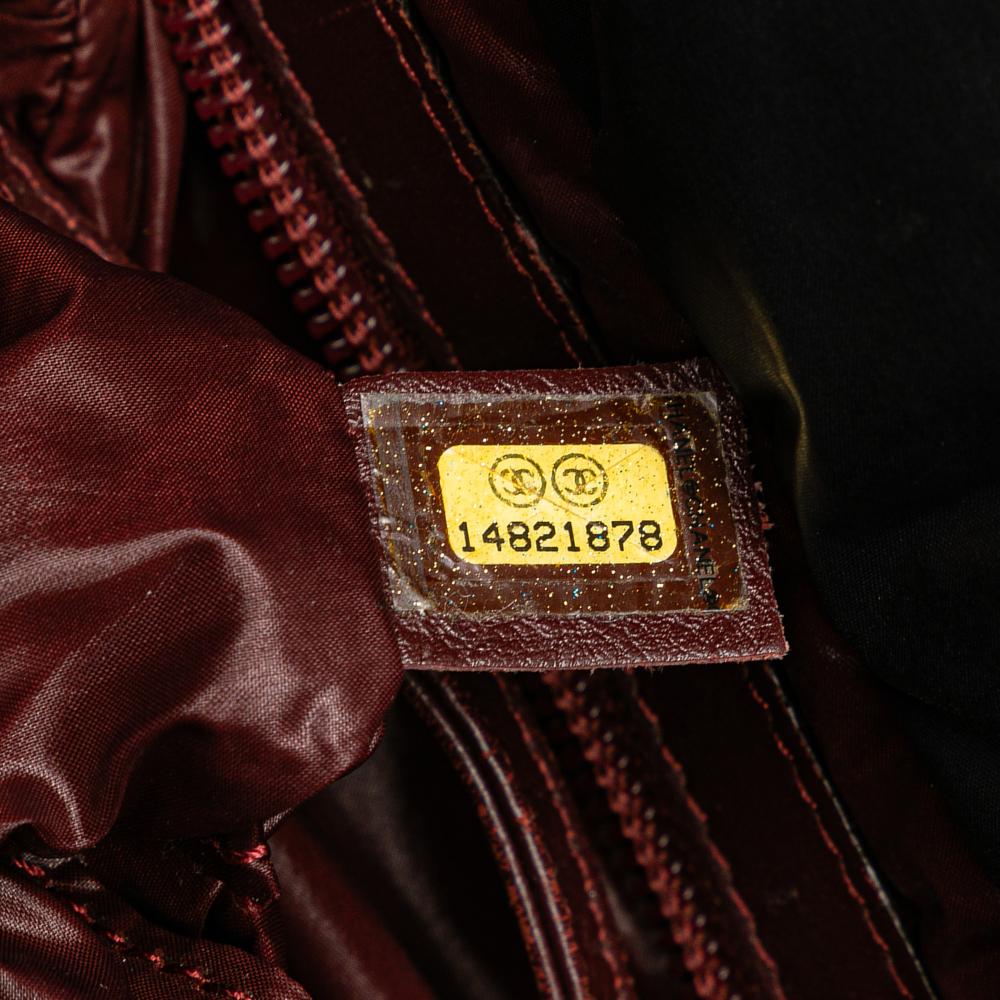 Chanel AB Chanel Black Nylon Fabric Small Quilted Coco Cocoon Tote Italy