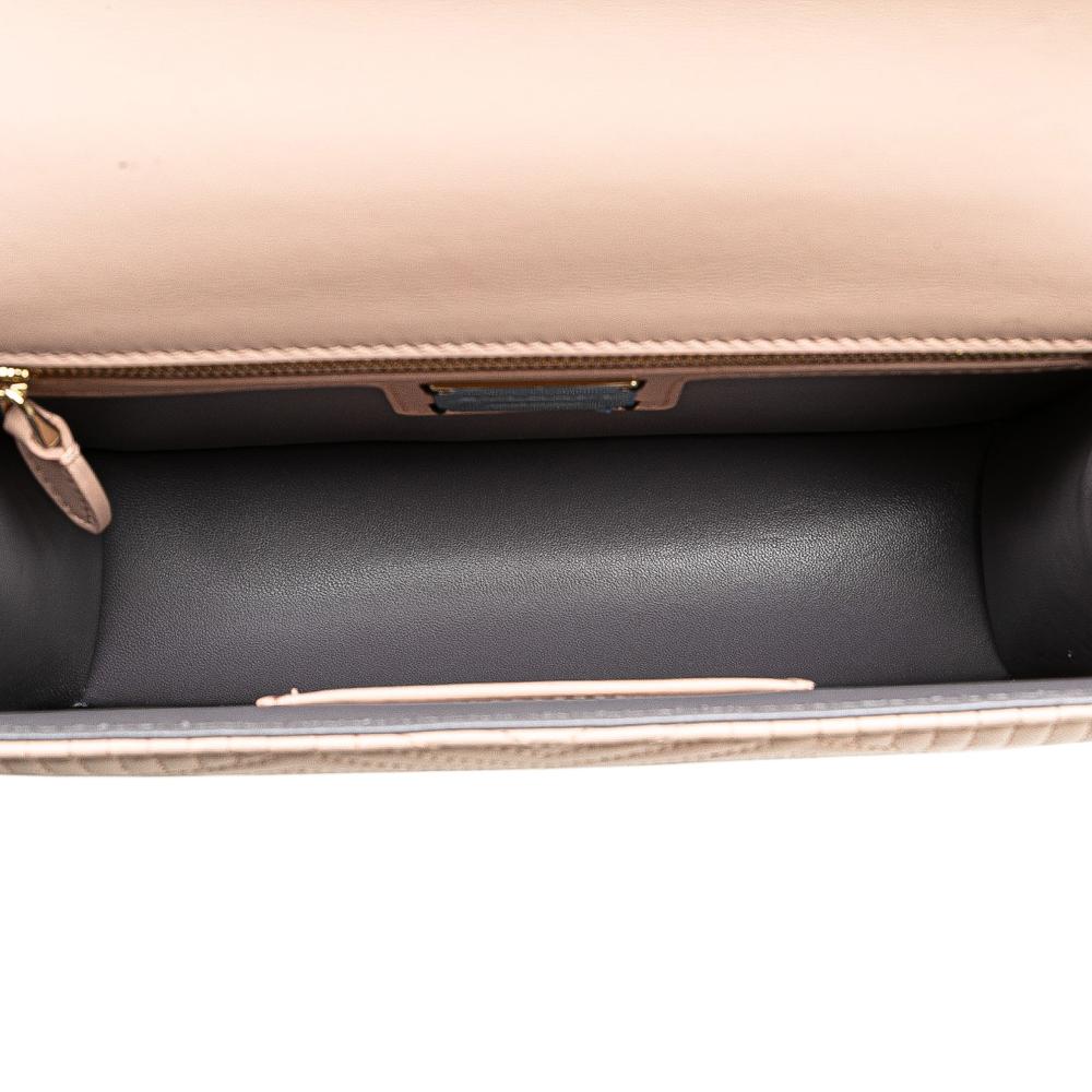 Bvlgari B Bvlgari Pink Light Pink Calf Leather Quilted skin Diamond Blast Serpenti Forever Satchel Italy