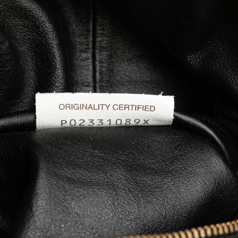 Bottega Veneta B Bottega Veneta Black Calf Leather Mini skin Double Knot Bag Italy