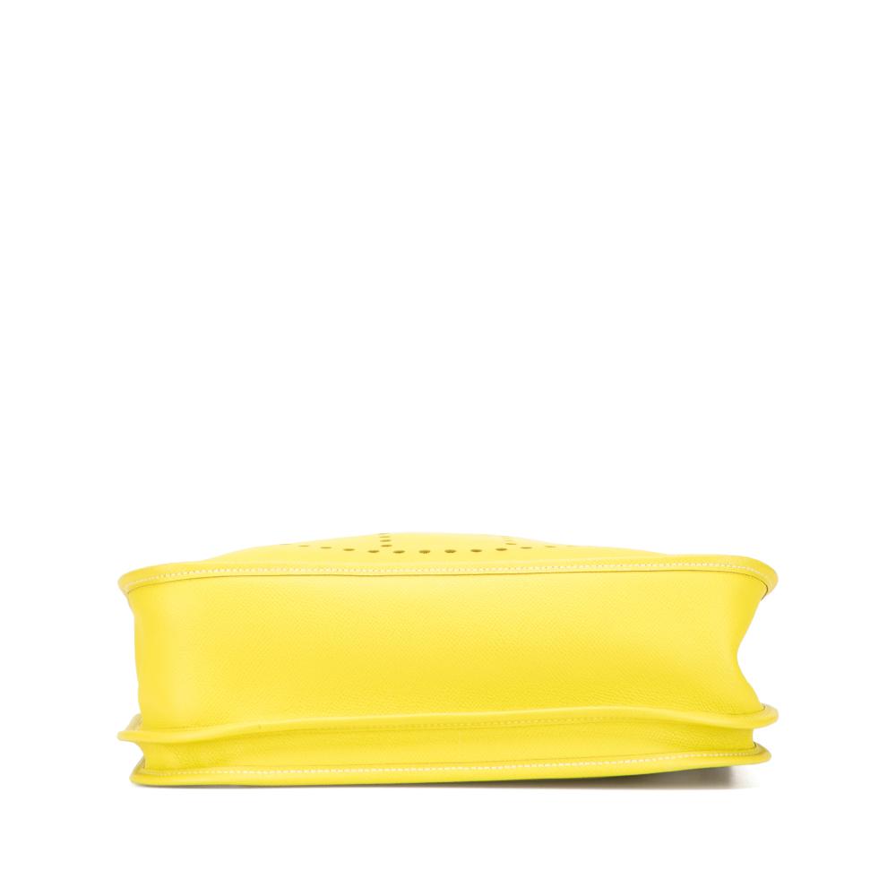 Hermès AB Hermès Yellow Calf Leather Epsom Evelyne III 33 France