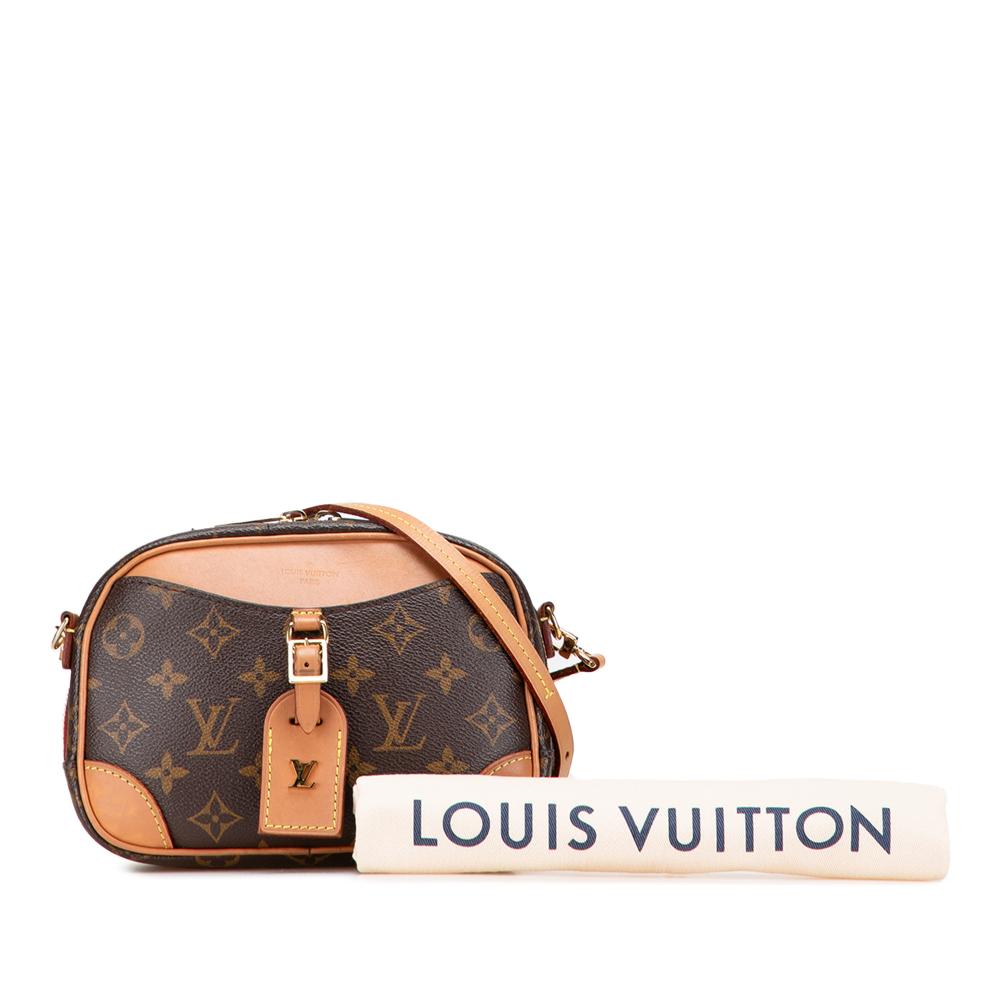 Louis Vuitton B Louis Vuitton Brown Monogram Canvas Canvas Monogram Mini Deauville France