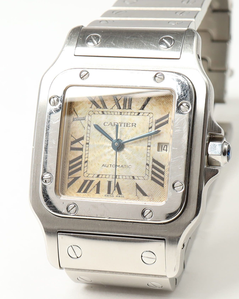 Cartier Santos Galbée 29mm Ref 2319 Tropical Automatic Watch