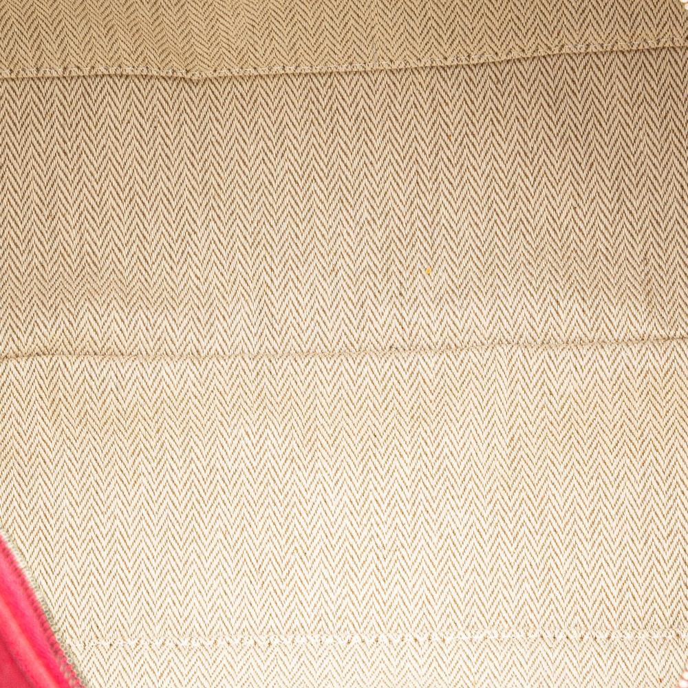 Hermès AB Hermès Pink Dark Pink Canvas Fabric Large Toile Bride A Brac Case France