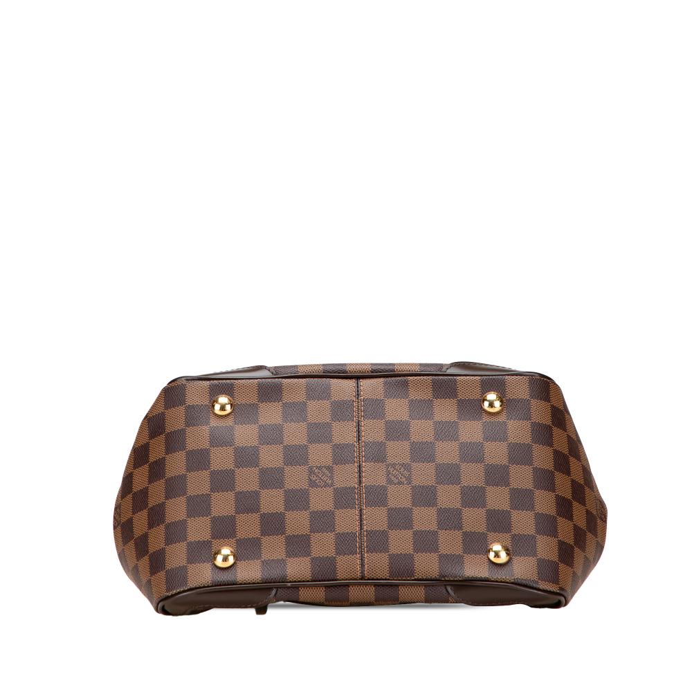 Louis Vuitton B Louis Vuitton Brown Damier Canvas Fabric Damier Ebene Verona PM France