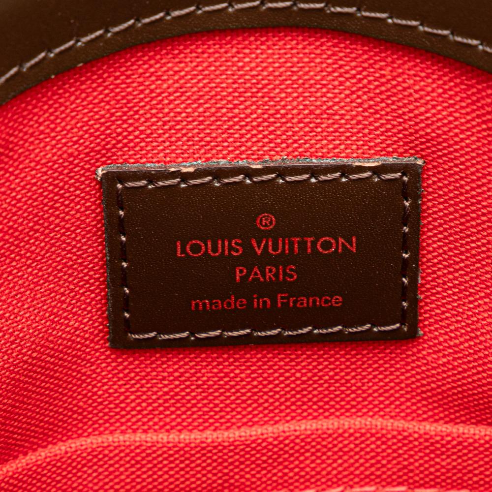 Louis Vuitton B Louis Vuitton Brown Damier Canvas Fabric Damier Ebene Verona PM France