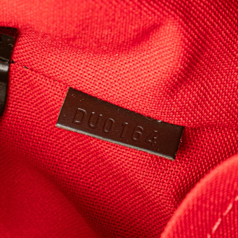 Louis Vuitton B Louis Vuitton Brown Damier Canvas Fabric Damier Ebene Verona PM France