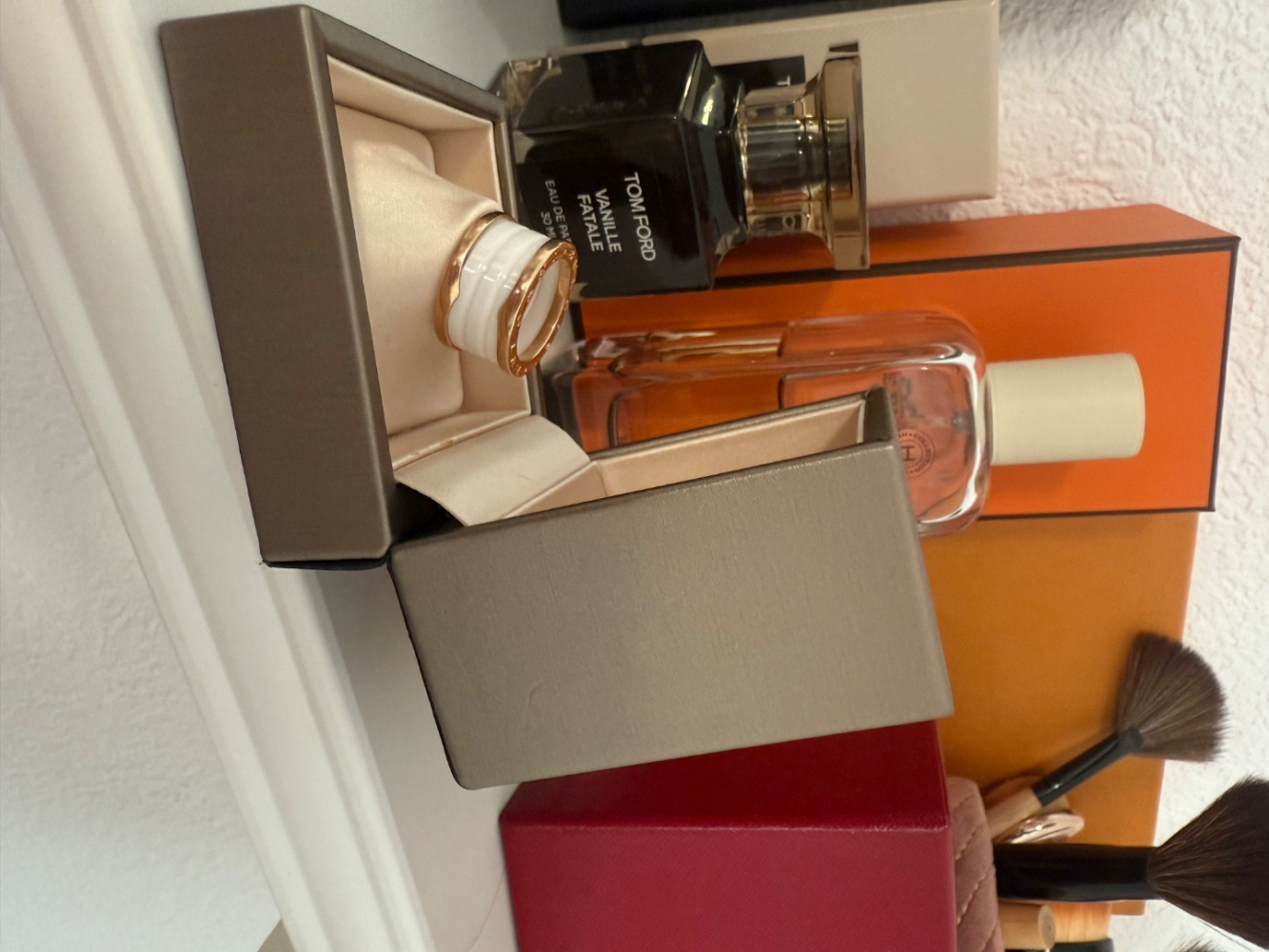 Bvlgari Ring aus weißer Keramik und 18k Gold