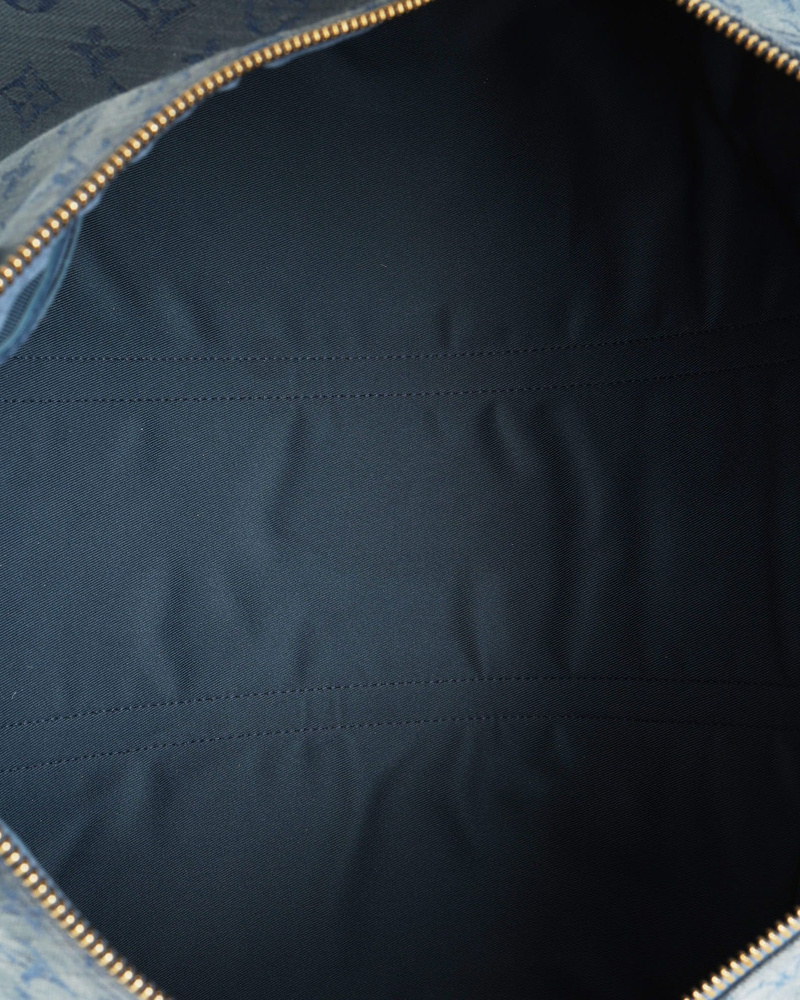 Louis Vuitton Monogram Denim Keepall 50 by Virgil Abloh Weekend Bag