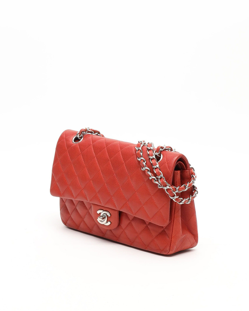 Chanel Classic Caviar Medium Double Flap Bag