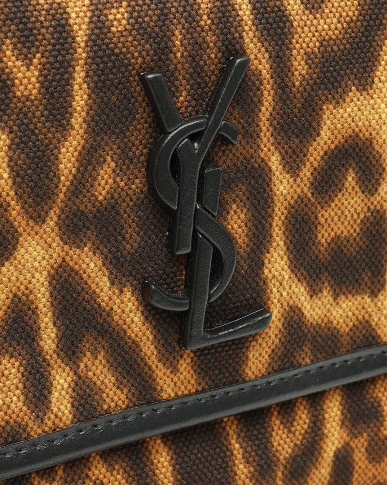 Saint Laurent Baby Niki Leopard Bag