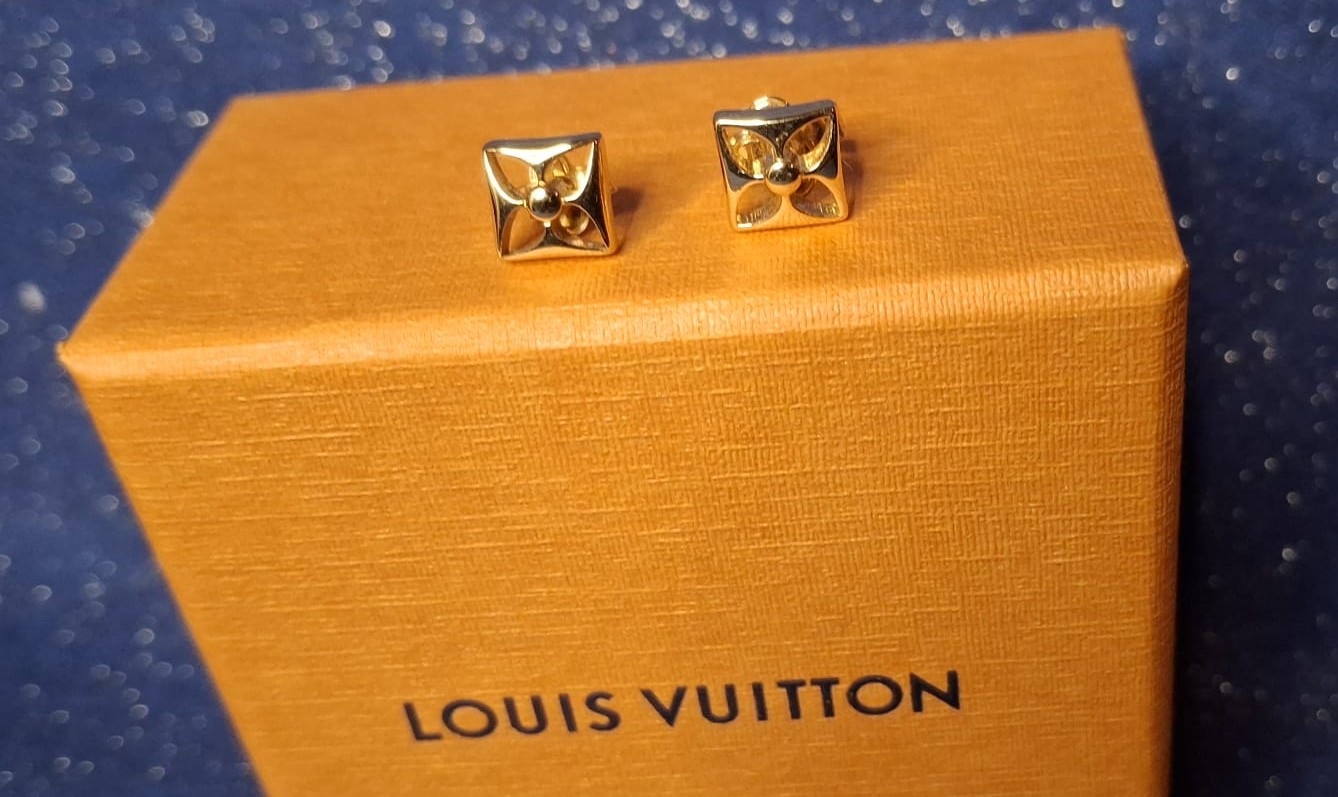 Louis Vuitton orecchini Crazy in Lock /Flowers Monogramm