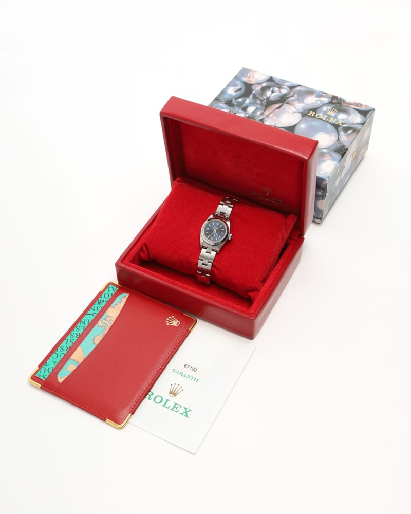 Rolex Lady-Oyster Perpetual 26mm Ref 67180 Full Set 1997 Watch