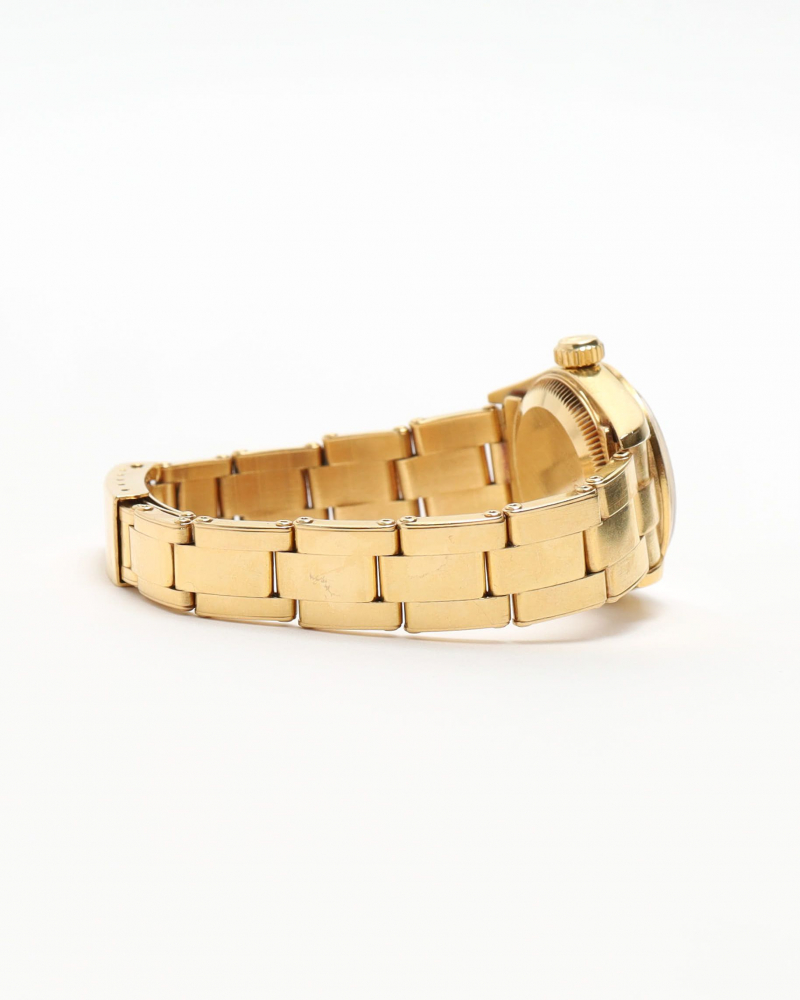 Rolex Lady-Oyster Perpetual 26mm 18k Gold 1991 Watch