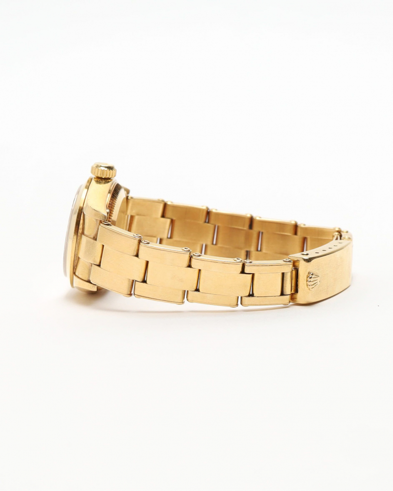 Rolex Lady-Oyster Perpetual 26mm 18k Gold 1991 Watch