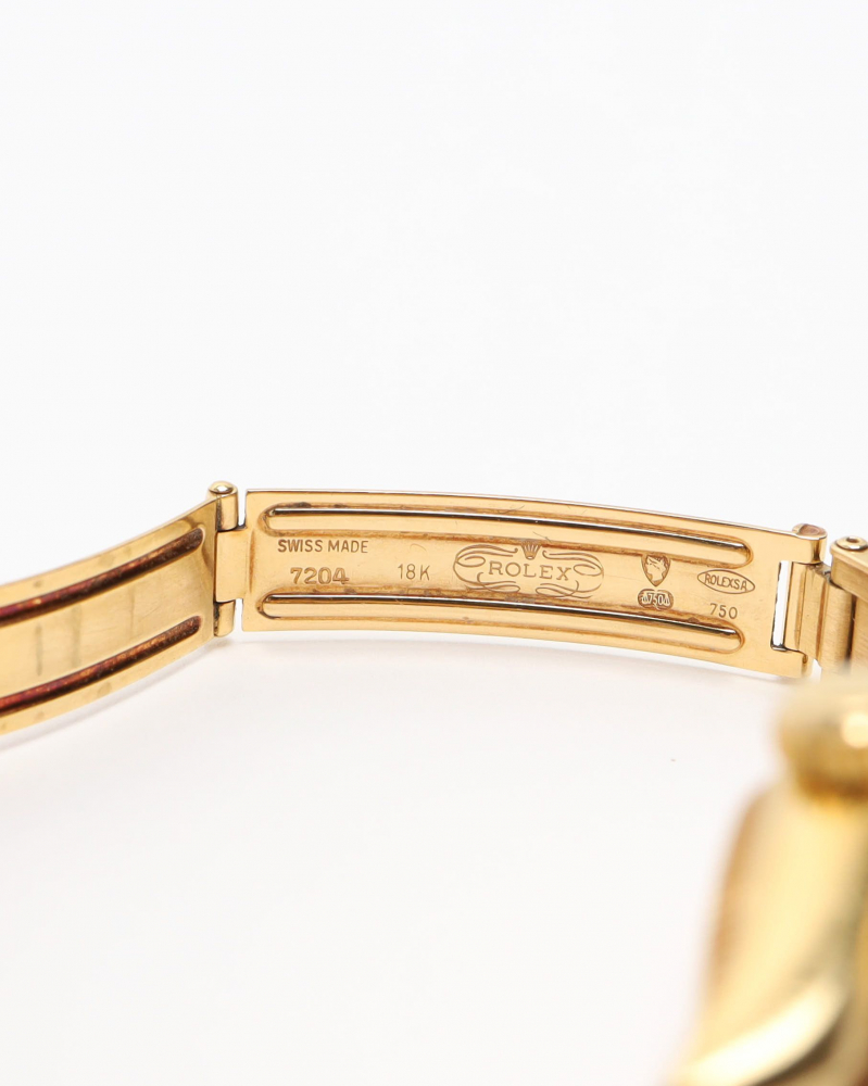 Rolex Lady-Oyster Perpetual 26mm 18k Gold 1991 Watch