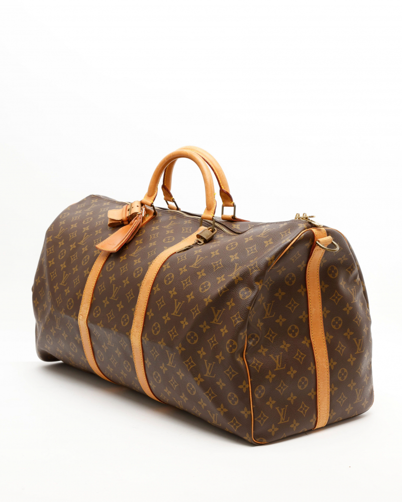 Louis Vuitton Monogram Keepall Bandoulière 60 Weekend Bag