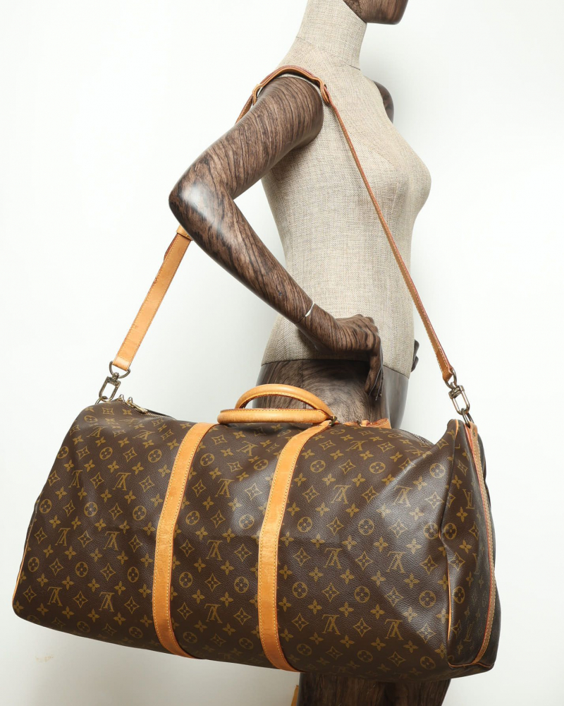 Louis Vuitton Monogram Keepall Bandoulière 60 Weekend Bag