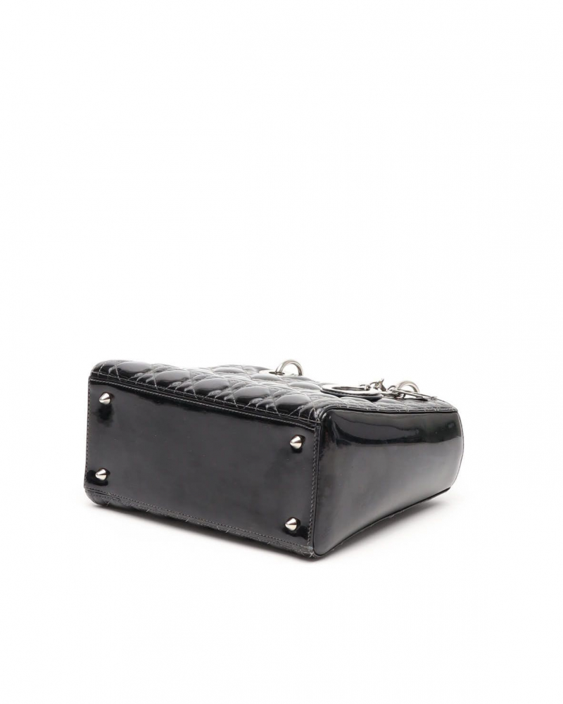 Christian Dior Medium Patent Lady Dior Bag