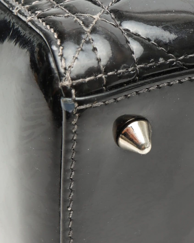 Christian Dior Medium Patent Lady Dior Bag