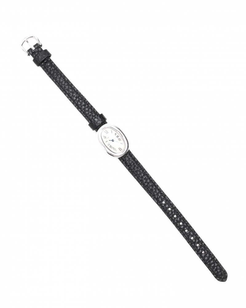 Cartier Mini Baignoire 18mm Ref 2369 18k White Gold Watch