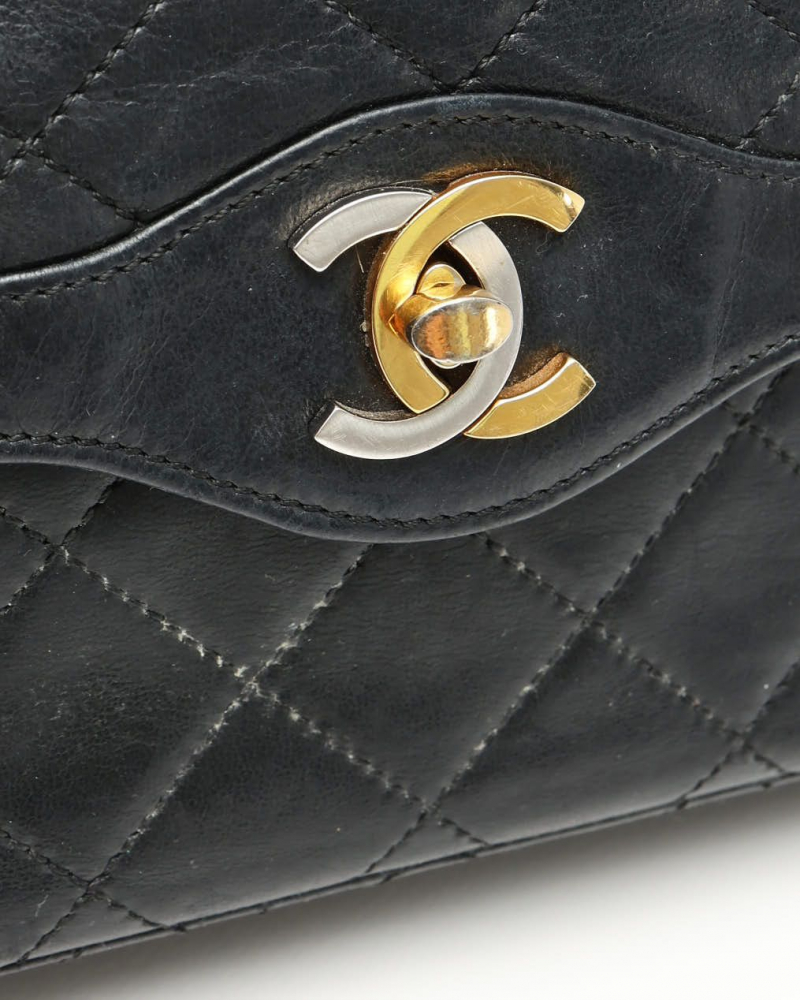 Chanel Classic Two-Tone Medium Double Flap Bag