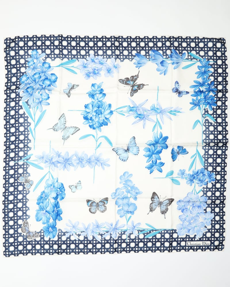 Christian Dior 90 Silk Scarf