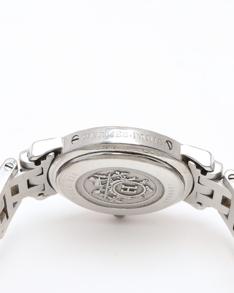 Hermès Clipper 24mm Ref CL4.222 Mother-of-Pearl Dial Watch