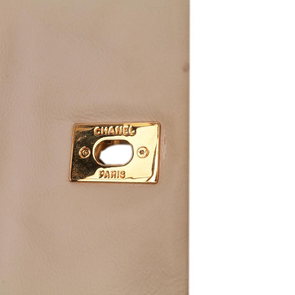 Chanel B Chanel Brown Beige Calf Leather Quilted skin Ultimate Stitch Retro Chain Flap Italy