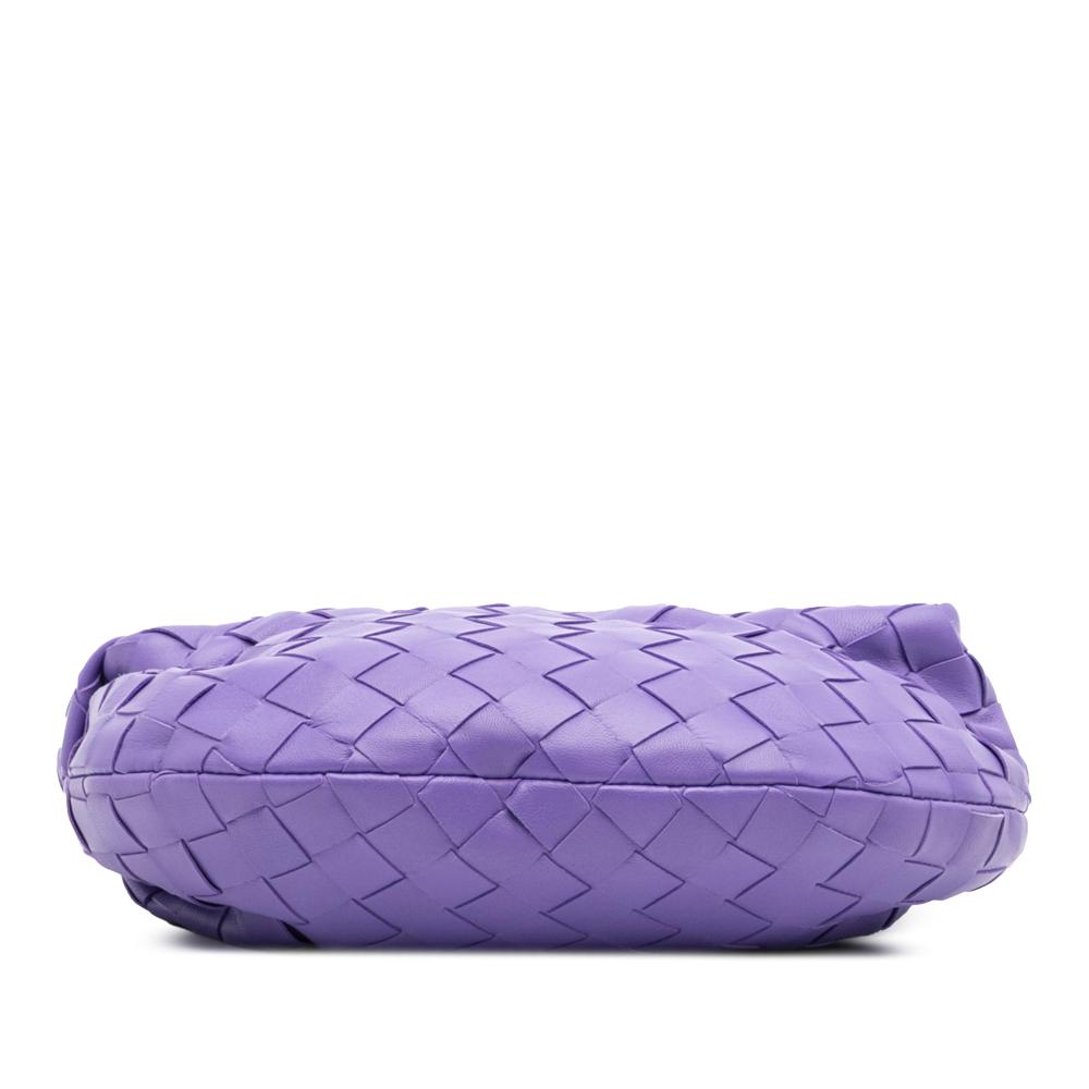 Bottega Veneta B Bottega Veneta Purple Dark Purple Nappa Leather Leather Mini Nappa Intrecciato Jodie Italy