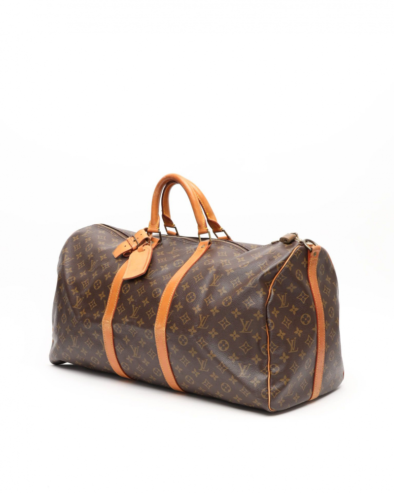 Louis Vuitton Monogram Keepall Bandoulière 55 Weekend Bag