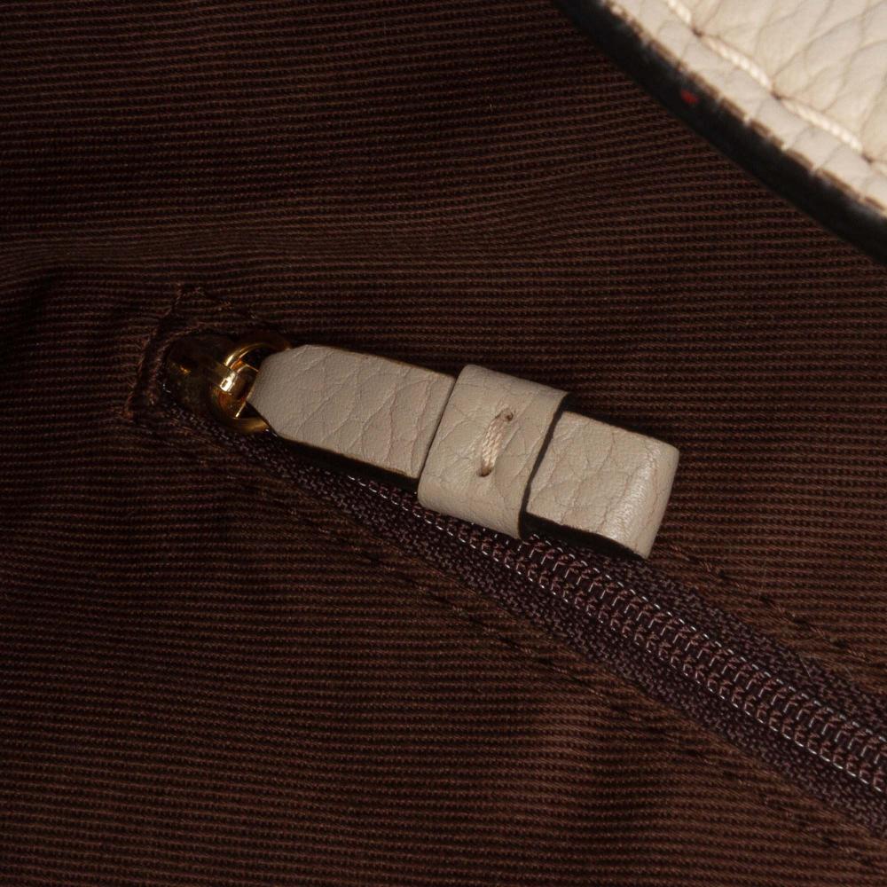 Loewe B LOEWE Brown Beige Canvas Fabric Anagram New Road Hobo China