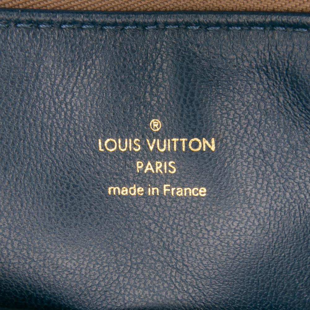 Louis Vuitton Brown Monogram Embossed Puffy Lambskin Coussin PM France