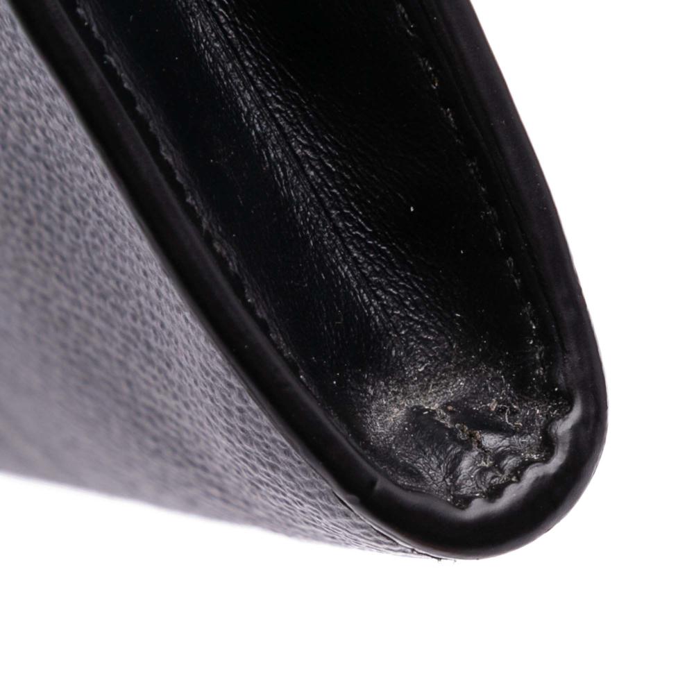 Louis Vuitton B Louis Vuitton Black Damier Canvas Canvas Damier Graphite Pochette Jour GM Italy