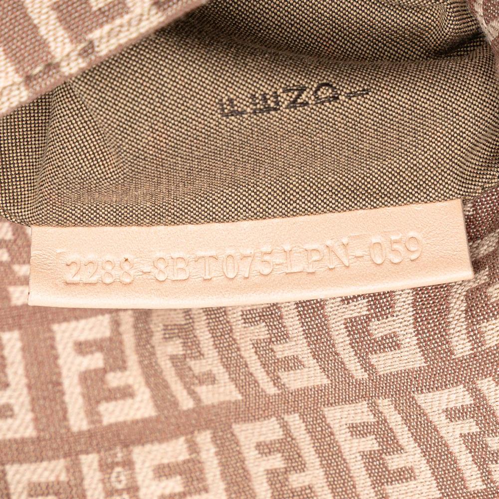 Fendi B Fendi Pink Canvas Fabric Zucchino Crossbody Italy